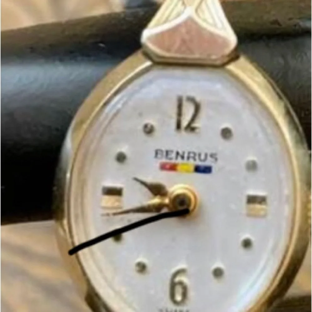 Vintage gold benrus ladies watch